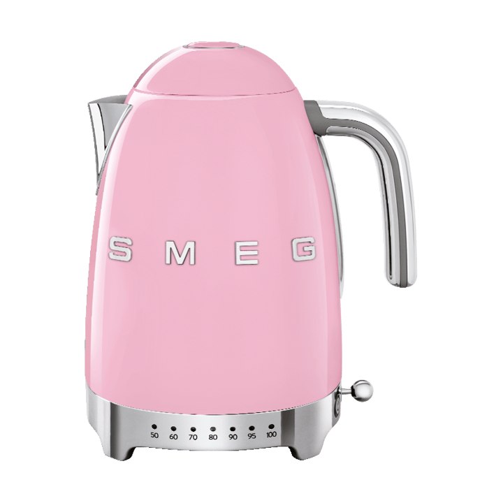 Smeg 50's Style vattenkokare med variabel temperatur 1,7 L - Rosa - Smeg