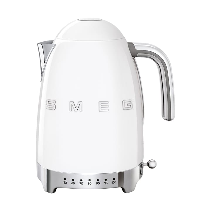 Smeg 50's Style vattenkokare med variabel temperatur 1,7 L - Vit - Smeg