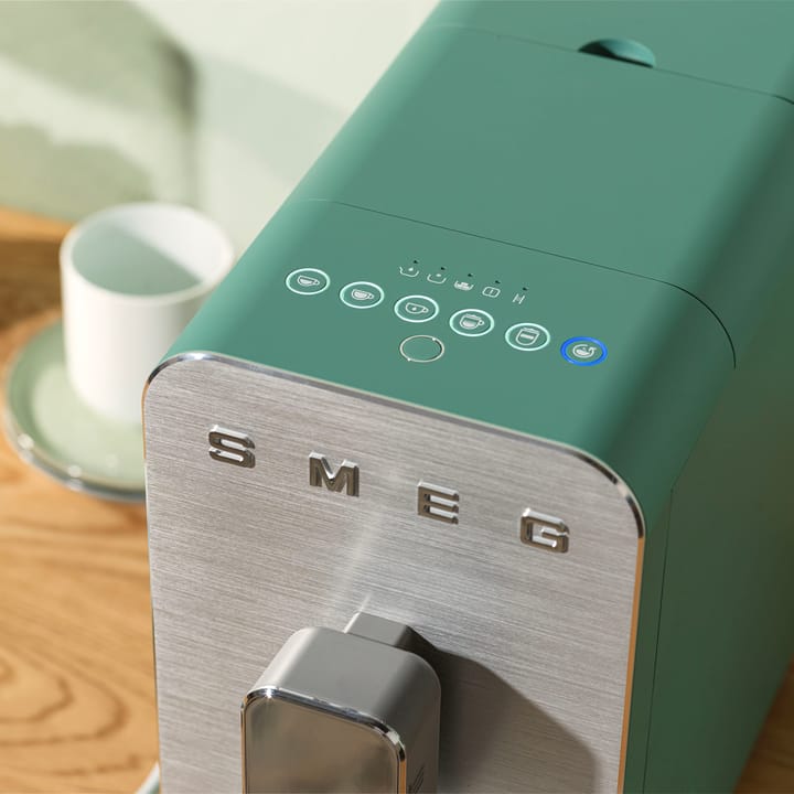 Smeg espressomaskin med behållare automatisk - Emerald - Smeg