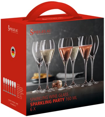 Party champagneglas 16 cl - 6-pack - Spiegelau