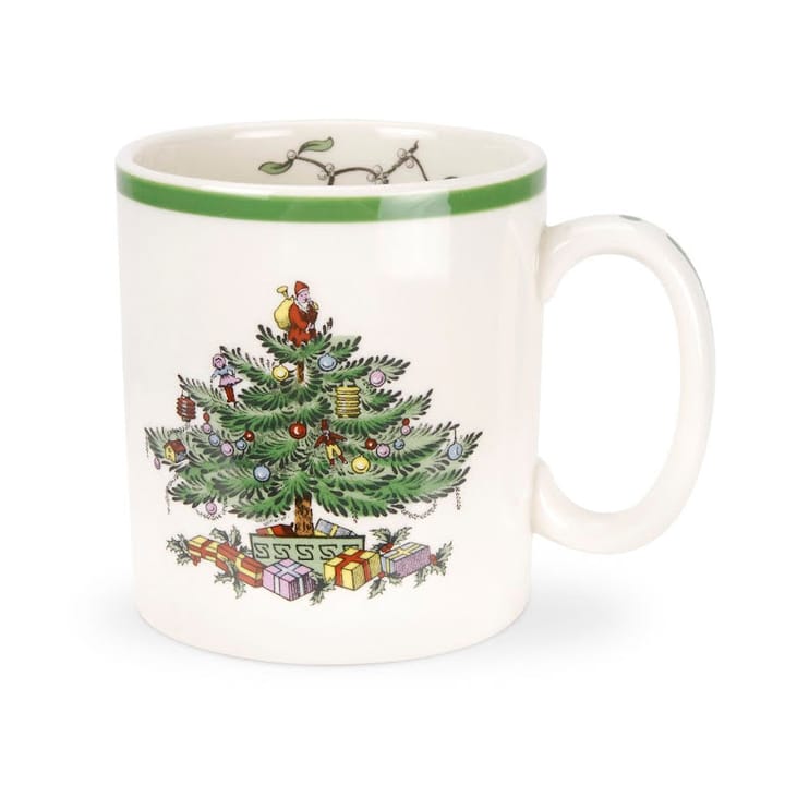 Christmas Tree mugg 22 cl - White-green-red - Spode