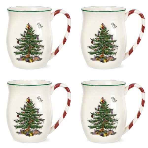 Christmas Tree mugg 40 cl 4-pack - Peppermint - Spode