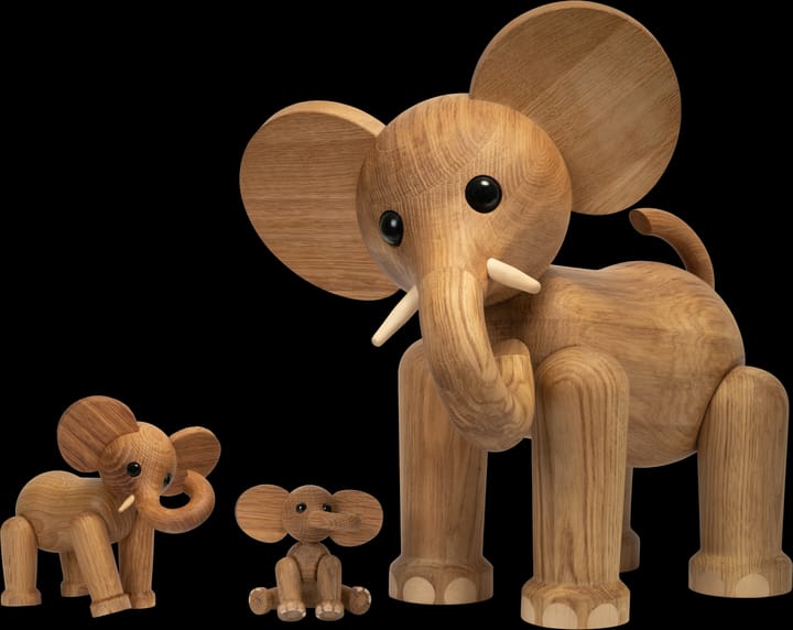 Tembo elefant dekoration 41 cm - Ek - Spring Copenhagen