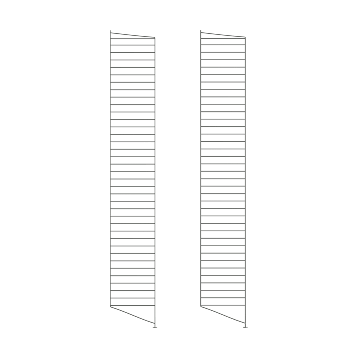 String golvgavel - Mörkgrå, 200x30 cm, 2-pack - String