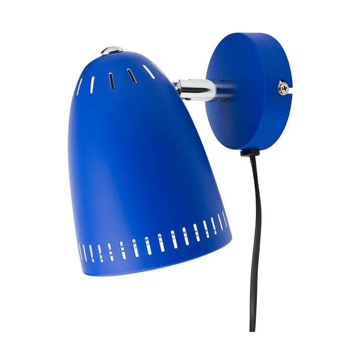 Dynamo vägglampa kort arm, Reflex blue Superliving