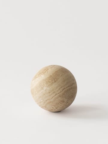 Travertine dekorationsklot - Ø10 cm - Tell Me More