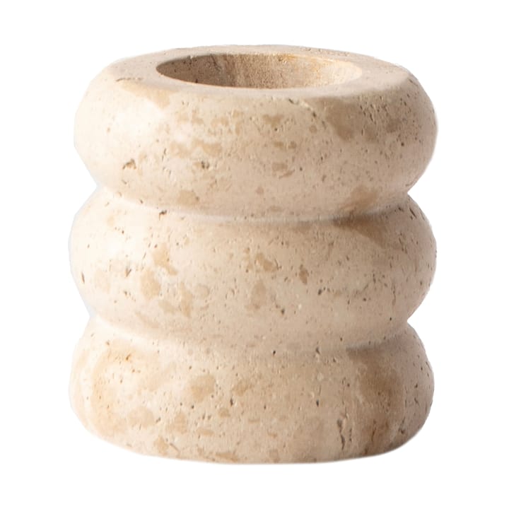 Travertine ljusstake - Medium 8 cm - Tell Me More