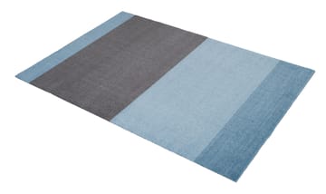 Stripes by tica, horisontell, gångmatta - Blue-steel grey, 90x130 cm - tica copenhagen