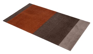 Stripes by tica, horisontell, gångmatta - Brown-terrakotta 67x120 cm - tica copenhagen