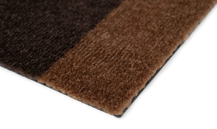 Stripes by tica, horisontell, gångmatta, Cognac-dark brown-black, 90x200 cm tica copenhagen