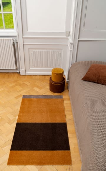 Stripes by tica, horisontell, gångmatta - Dijon-brown-sand, 67x120 cm - tica copenhagen