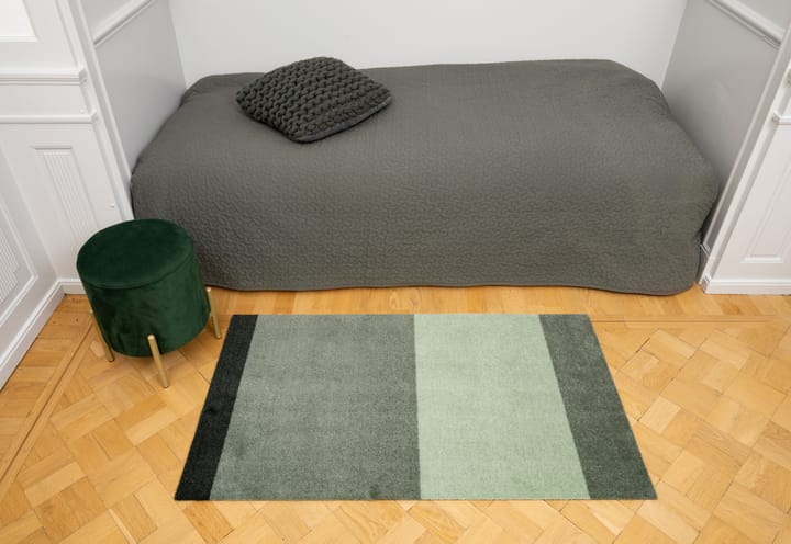 Stripes by tica, horisontell, gångmatta - Green, 67x120 cm - tica copenhagen