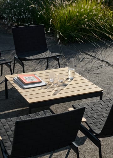 Ville Outdoor AV50 soffbord - Warm black-teak - &Tradition