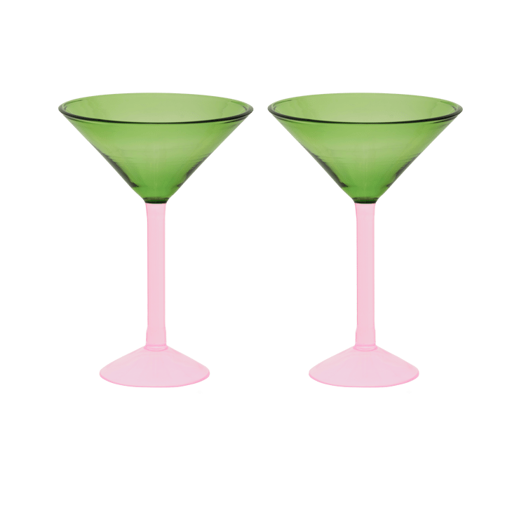 Urban Nature Culture gåvoset martiniglas 2-pack - Green - URBAN NATURE CULTURE