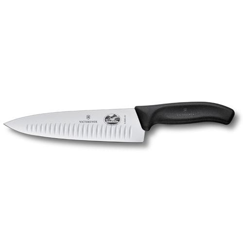 Victorinox kockkniv räfflad 20 cm - Svart - Victorinox