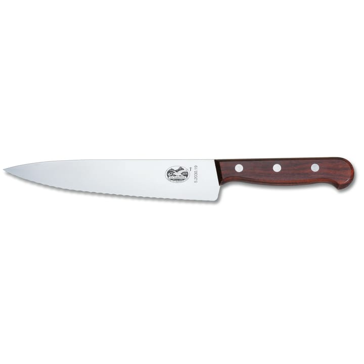 Victorinox kockkniv vågtandad 19 cm - Furu - Victorinox