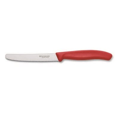 Victorinox tomatkniv vågtandad 11 cm - Röd - Victorinox