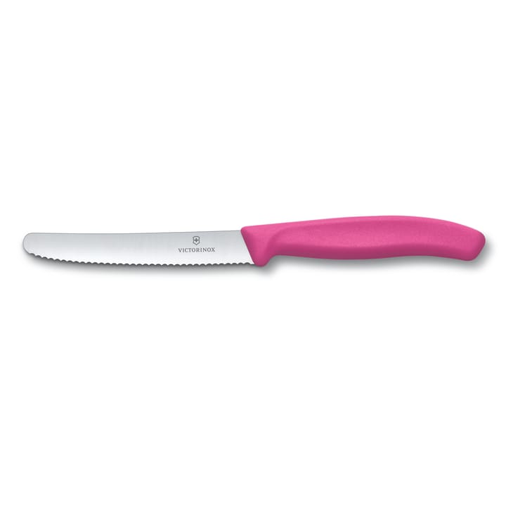 Victorinox tomatkniv vågtandad 11 cm - Rosa - Victorinox