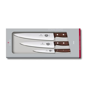 Wood Knivset 3 delar - Rostfritt stål-lönn - Victorinox