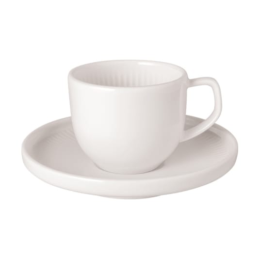 Afina espressokopp 5 cl med fat, White Villeroy & Boch