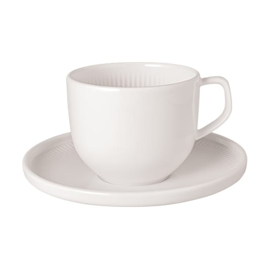 Afina kopp med fat, White Villeroy & Boch