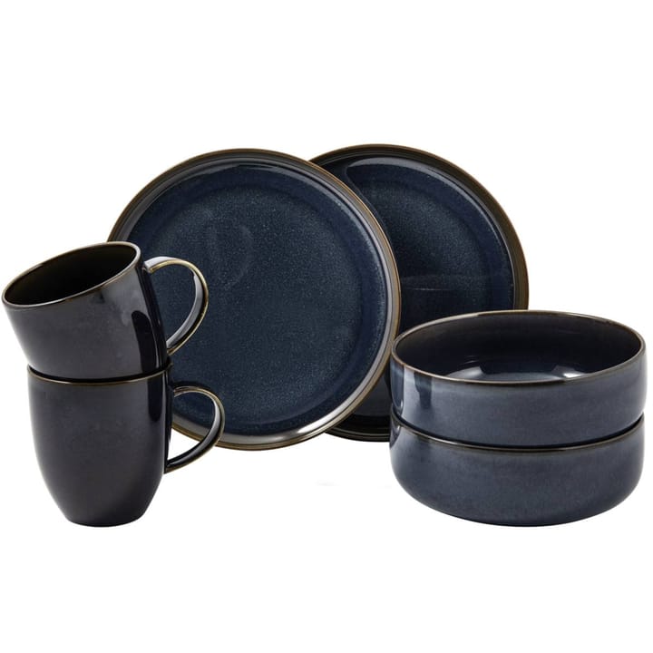 Crafted Denim frukostset 6 delar - Blue - Villeroy & Boch