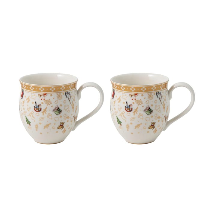 Toy's Delight mugg 30cl Anniversary Edition 2-pack, Guld-vit Villeroy & Boch