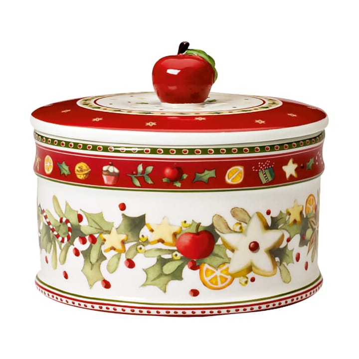 Winter Bakery kakburk M 0,55 L - Vit-röd - Villeroy & Boch