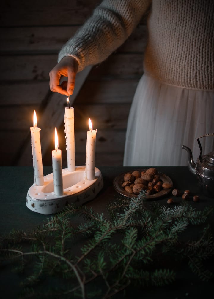 Julemorgen Story ljusstake, Vit Wik & Walsøe