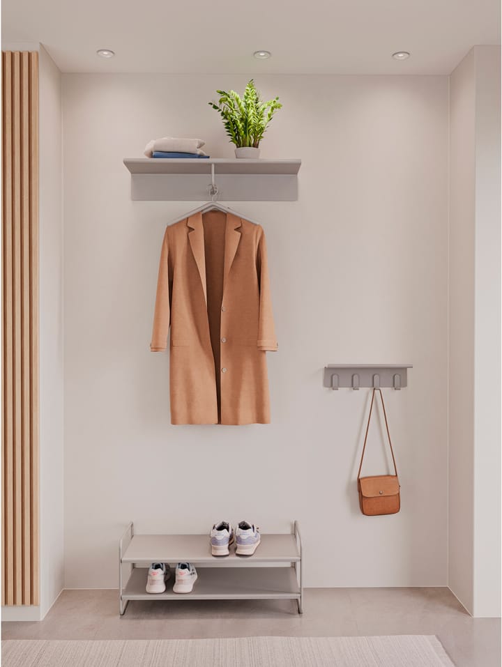 A-Coat rack hatthylla - Soft grey - Zone Denmark