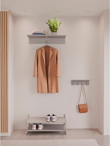 A-shoe rack skohylla 33x80 cm - Soft grey - Zone Denmark